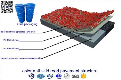 what is colored road pavement  ?