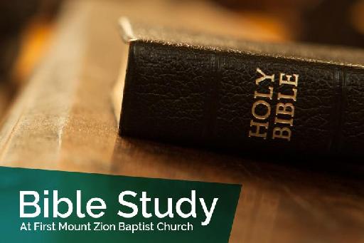 Bible Study At First Mount Zion Baptist Church