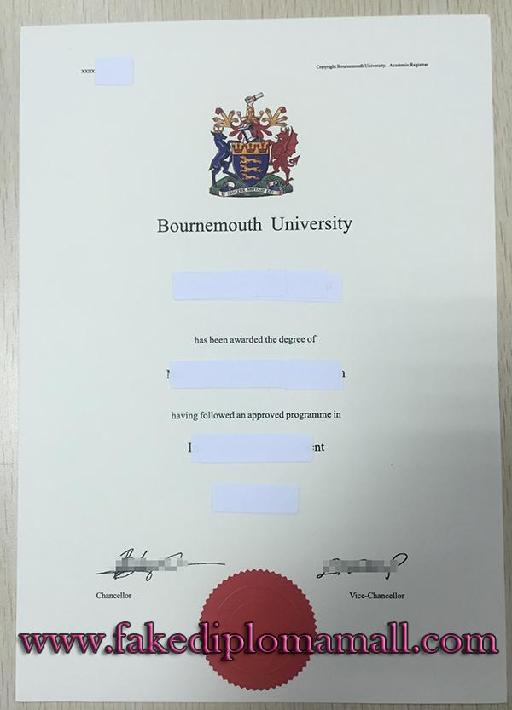 Bournemouth University degree