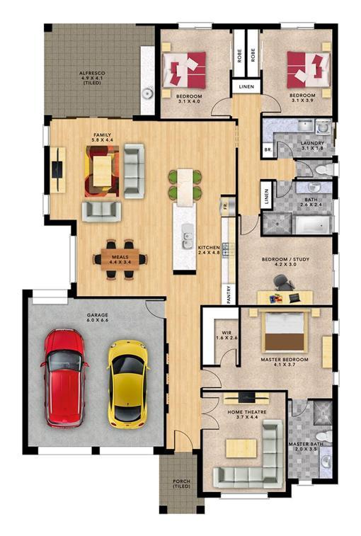 Hudson 4 (202) – Home Designs Adelaide | Format Homes