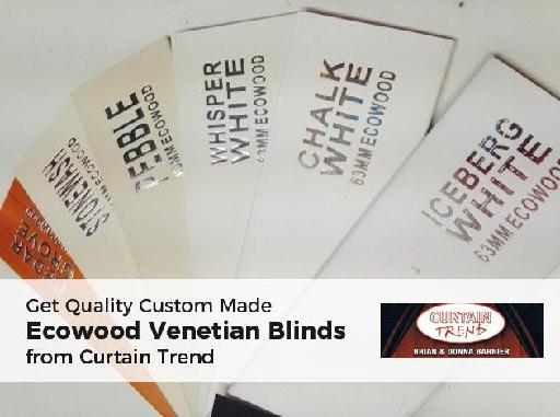Get Quality Ecowood Venetian Blinds from Curtain Trend