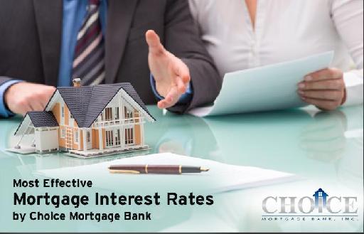 Effective Mortgage Interest Rates by Choice Mortgage Bank