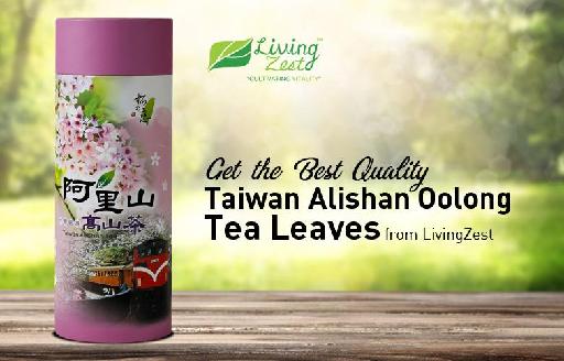 Best Quality Taiwan Alishan Oolong Tea Leaves at LivingZest