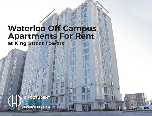 Waterloo Off Campus Apartments For Rent